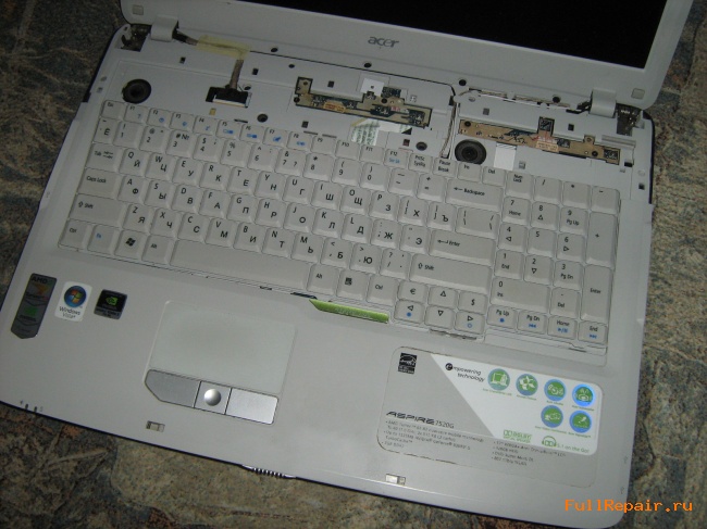 Ноутбук без передней панели