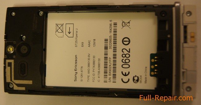 Как поменять сенсорный экран на Sony Xperia U (ST25i)